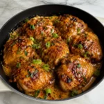 Skillet Bang Bang Chicken Thighs