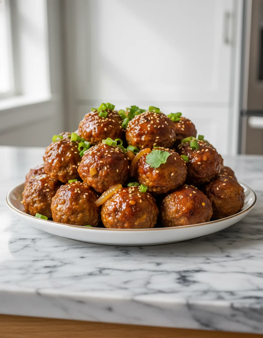 Slow Cooker Honey BBQ Meatballs