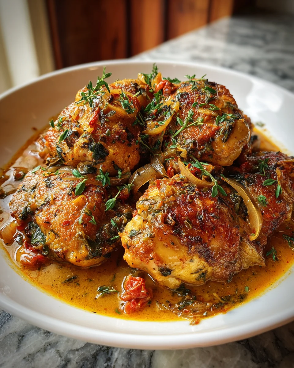 Slow Cooker Tuscan Chicken