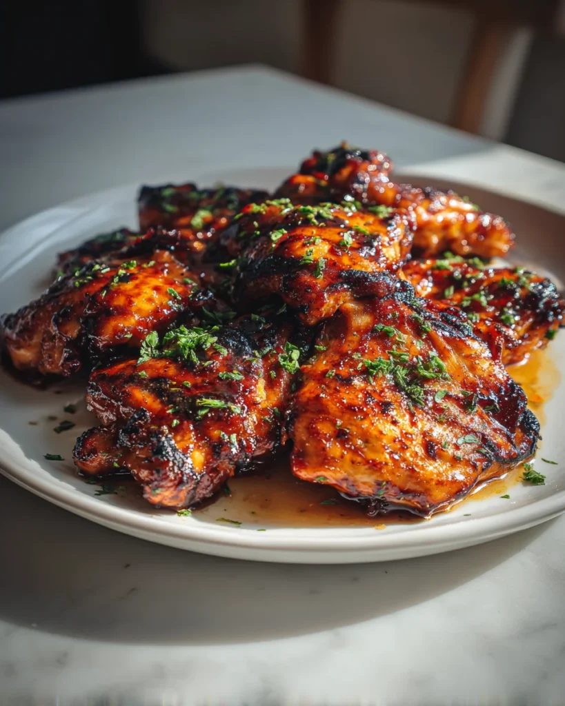 Smoky BBQ Chicken Thighs