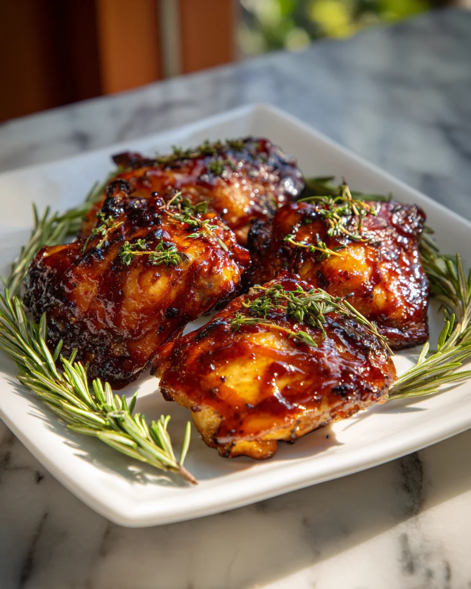 Smoky BBQ Chicken Thighs