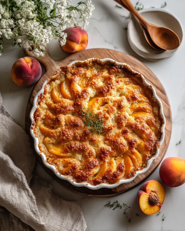 Southern Peach Cobbler Recipe
