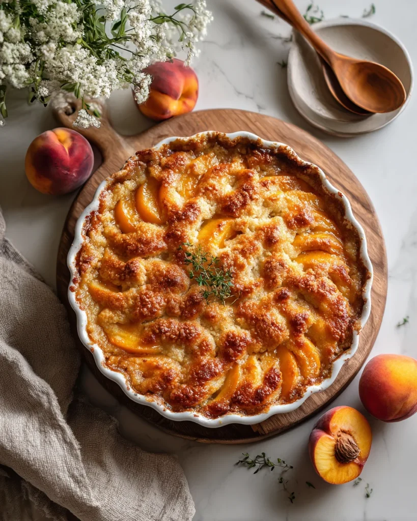 Southern Peach Cobbler Recipe