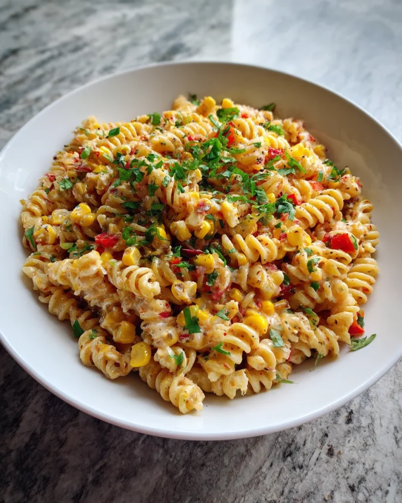 Southwest Street Corn Pasta Salad