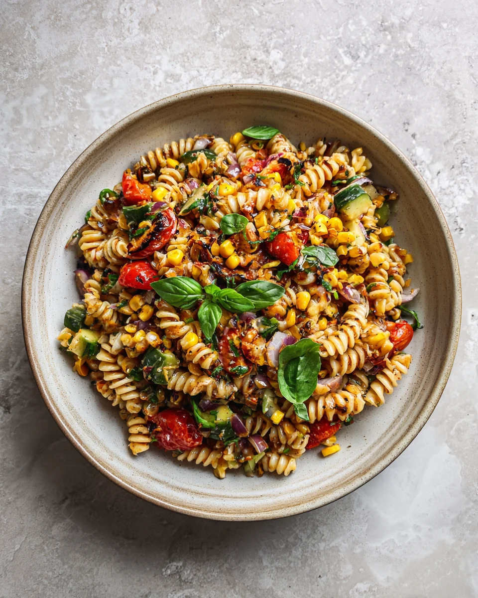 Southwest Street Corn Pasta Salad