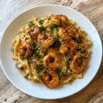 Spicy Blackened Shrimp Stroganoff