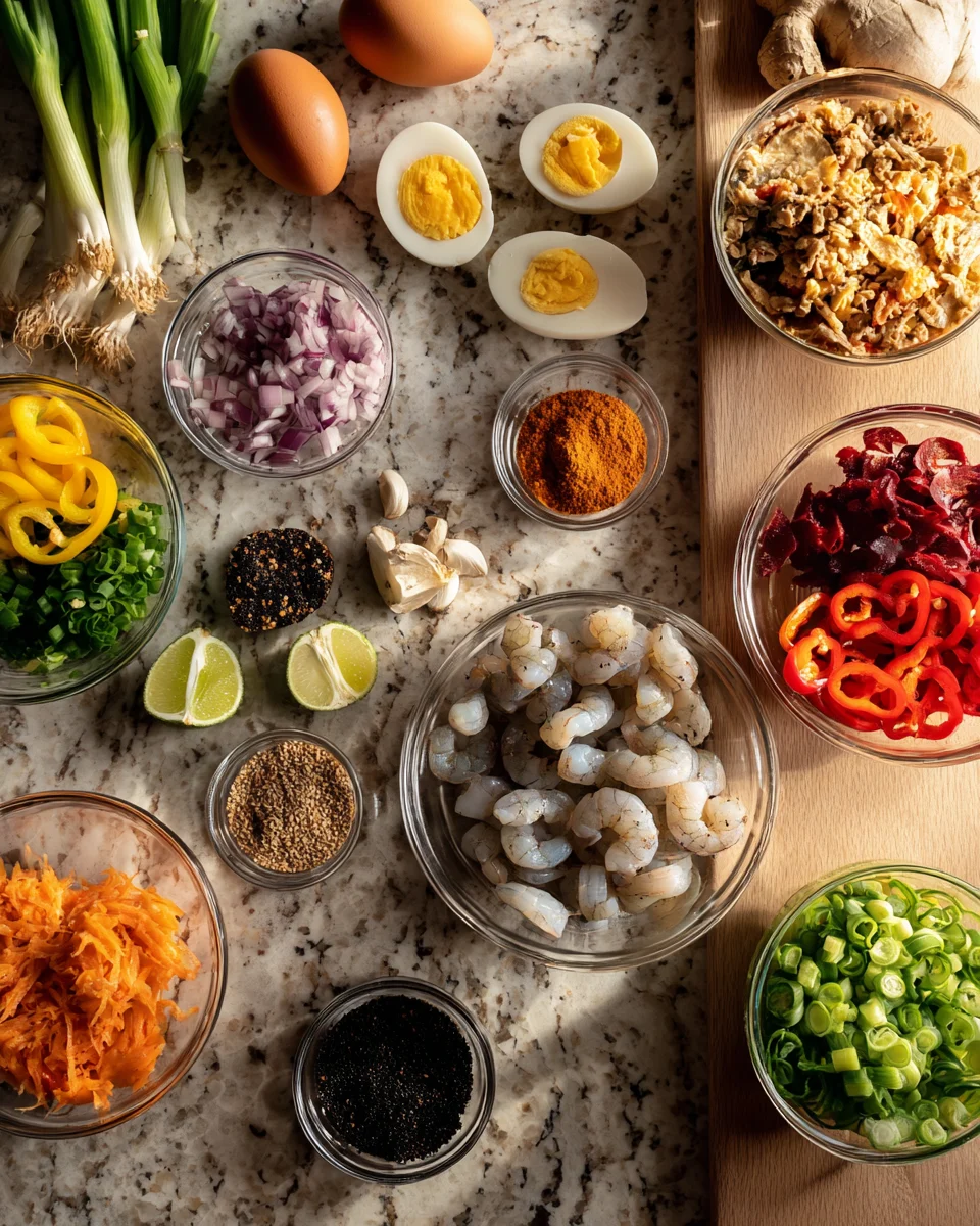 Spicy Mayo Shrimp and Rice Bowls