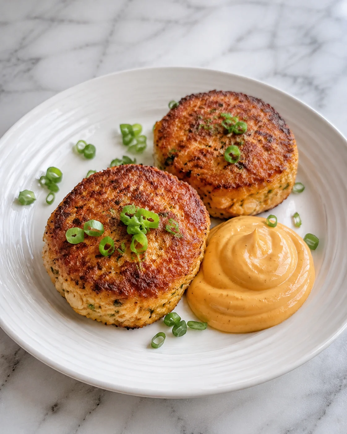 Spicy Salmon Cakes with Sriracha Aioli