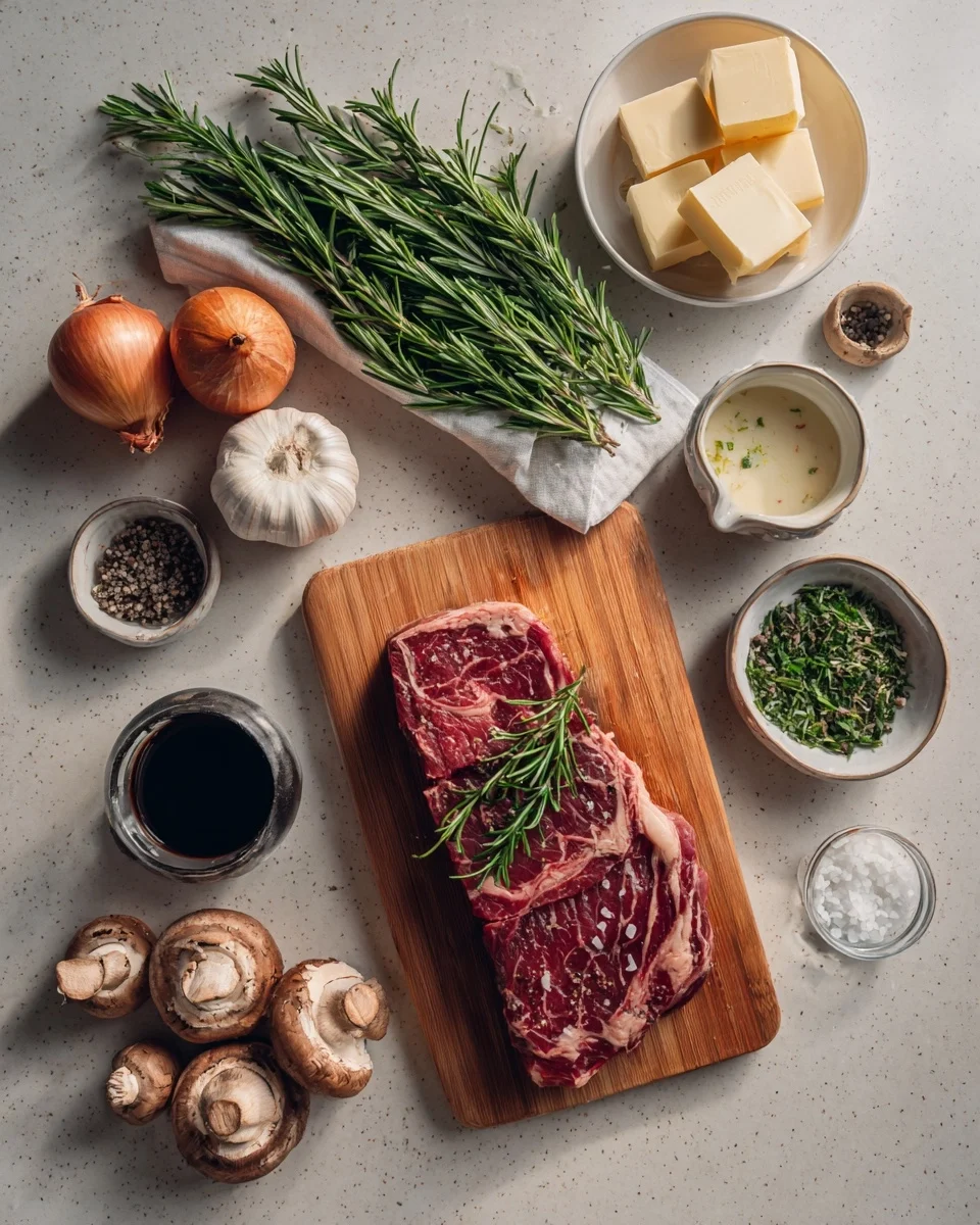 Steak With Bourbon Garlic Cream Sauce