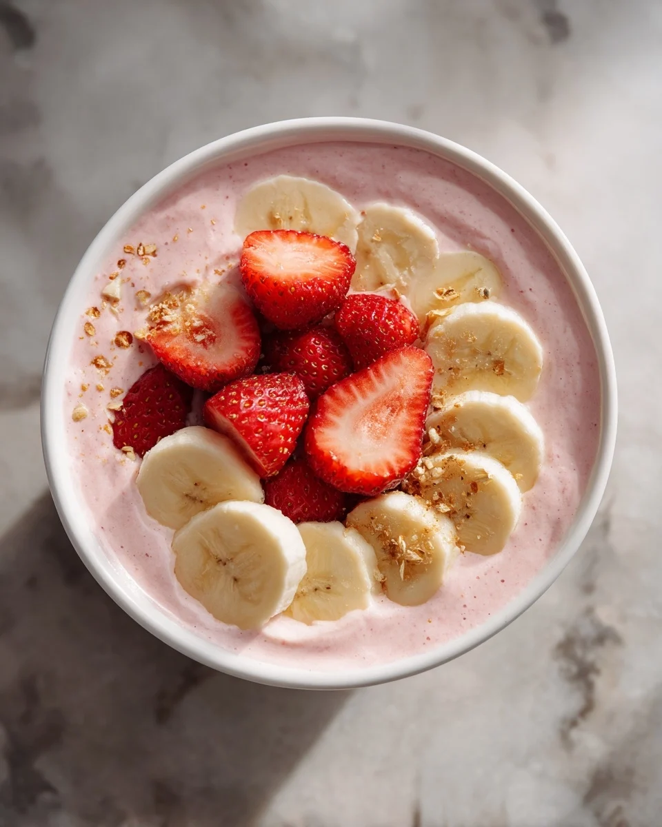 Strawberry Banana Protein Smoothie