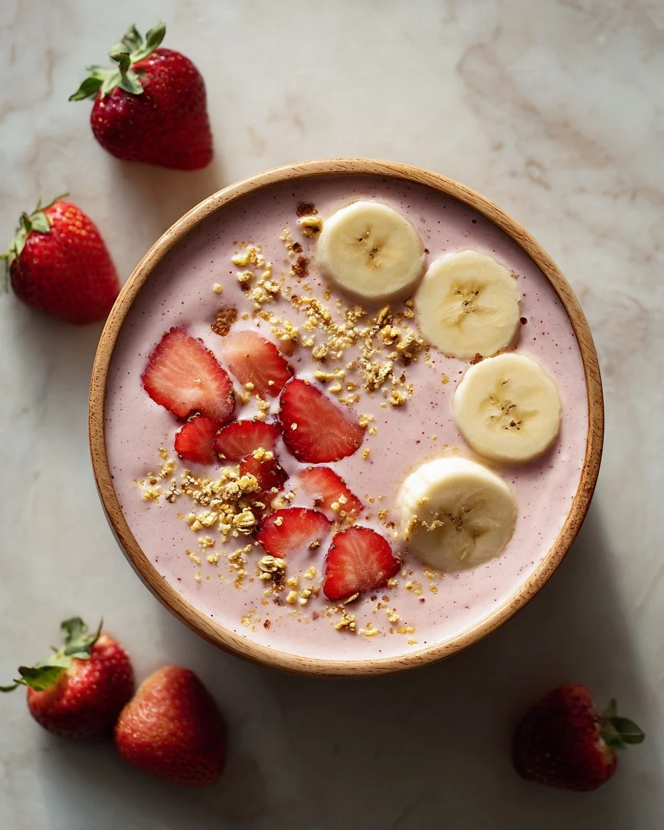 Strawberry Banana Protein Smoothie