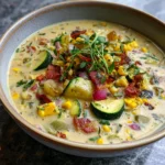 Summer Corn and Zucchini Chowder