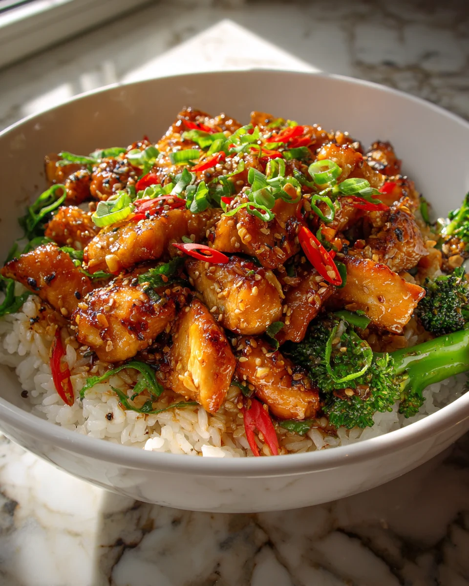 Teriyaki Chicken Rice Bowl