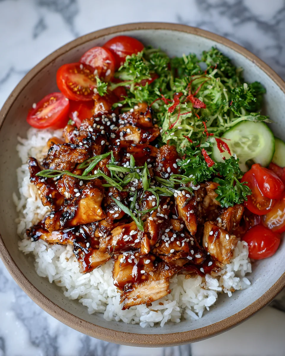 Teriyaki Chicken Rice Bowl