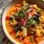 Thai Coconut Curry Vegetable Soup