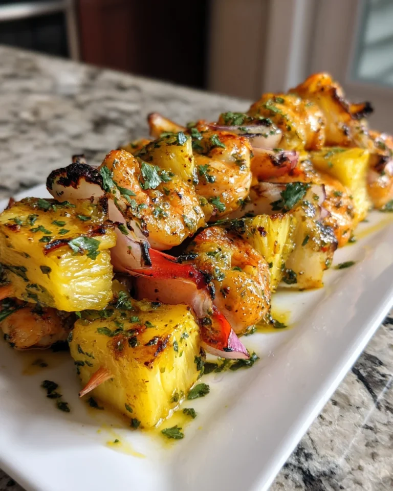 Tropical Pineapple Mango Kabobs