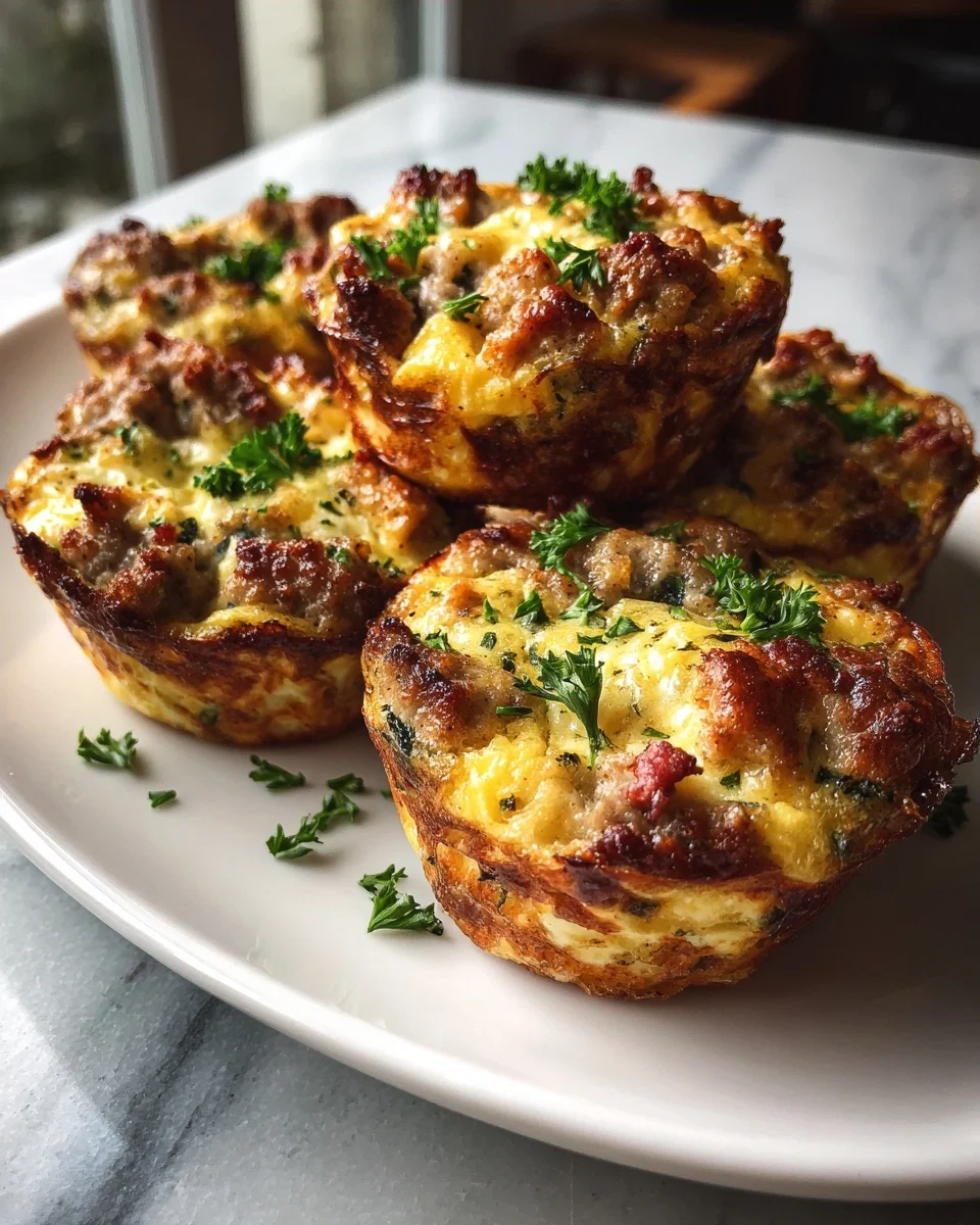 Turkey Sausage Egg Muffin Cups