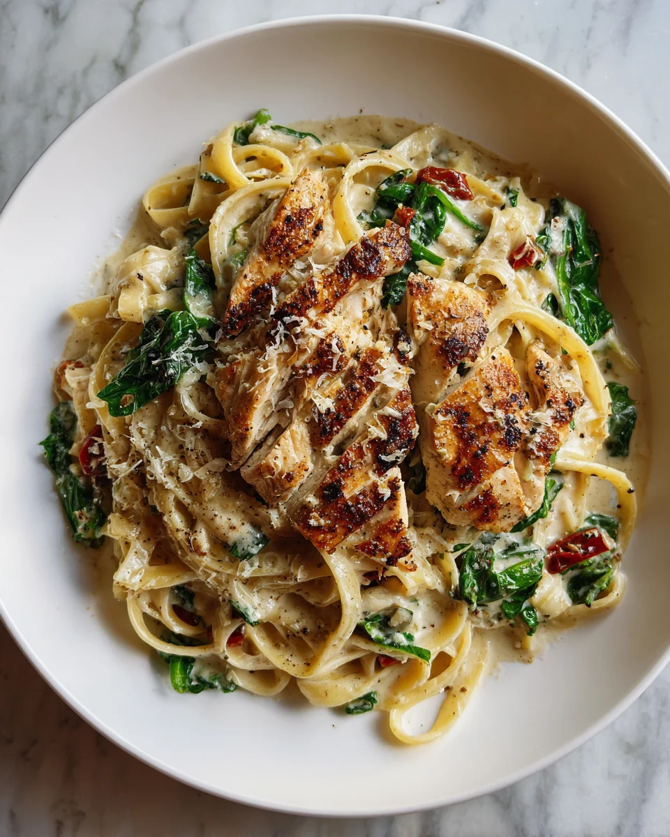 Tuscan Chicken Pasta