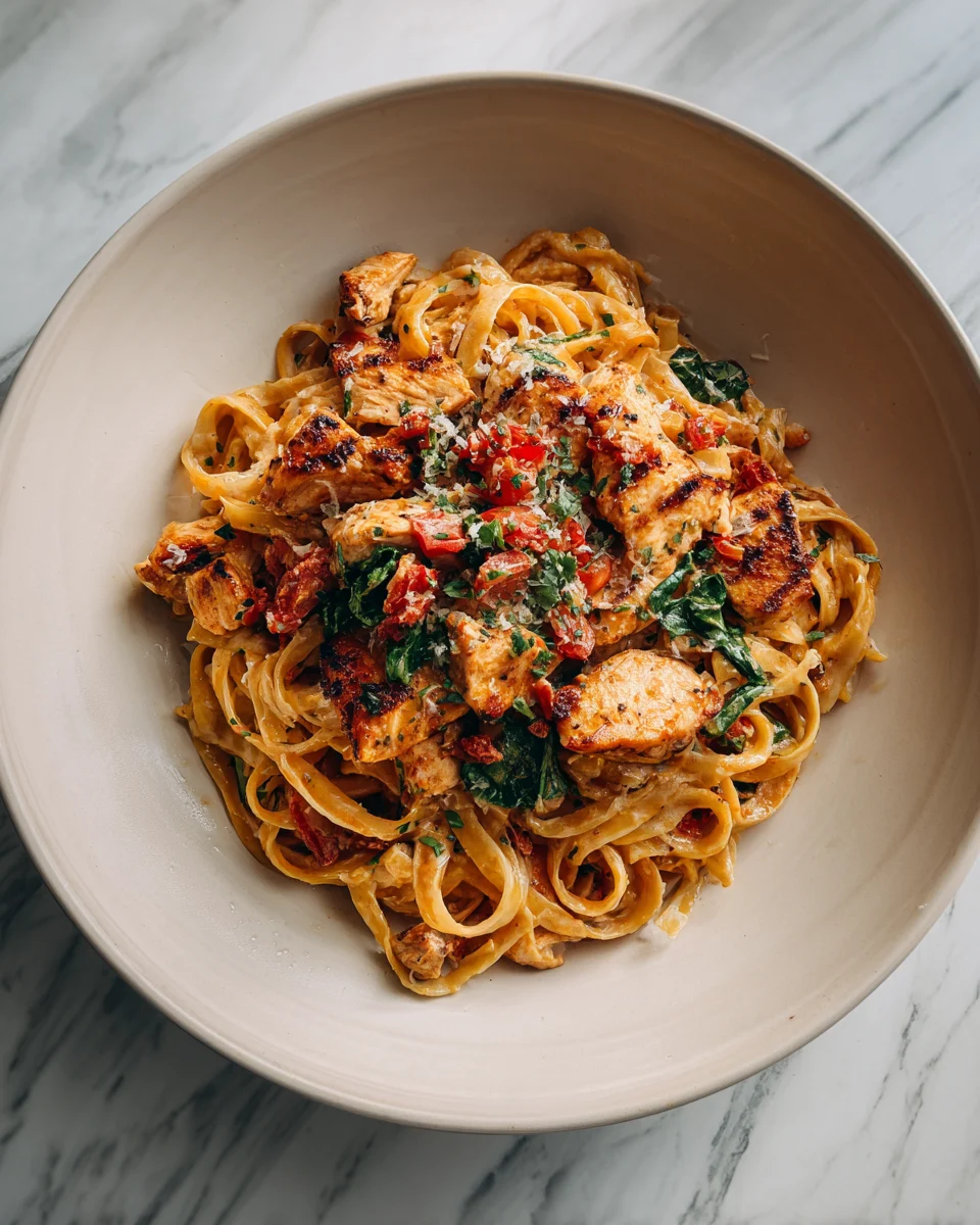 Tuscan Chicken Pasta