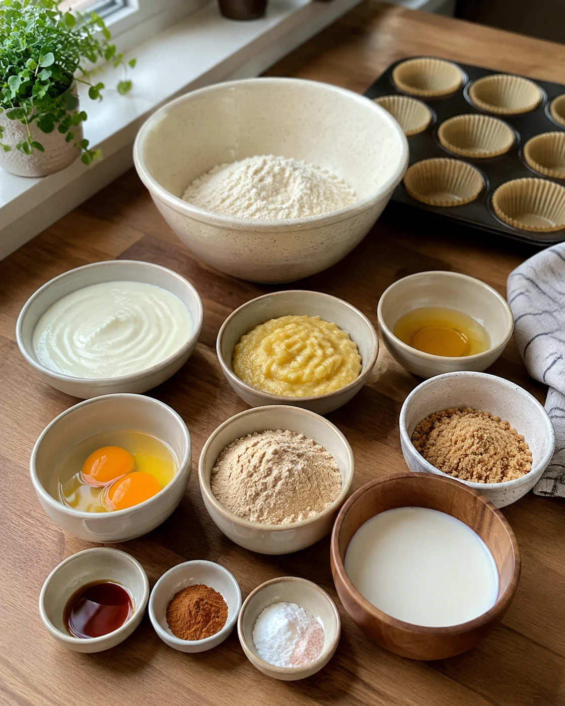 Delicious Vanilla Cinnamon Protein Muffins