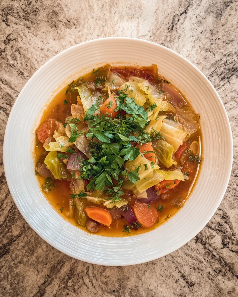 Vegan Cabbage Soup Recipe