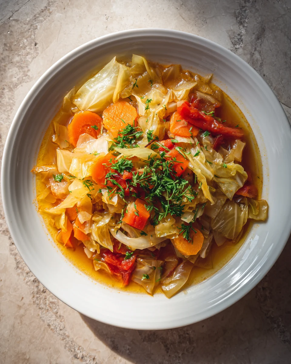 Vegan Cabbage Soup Recipe