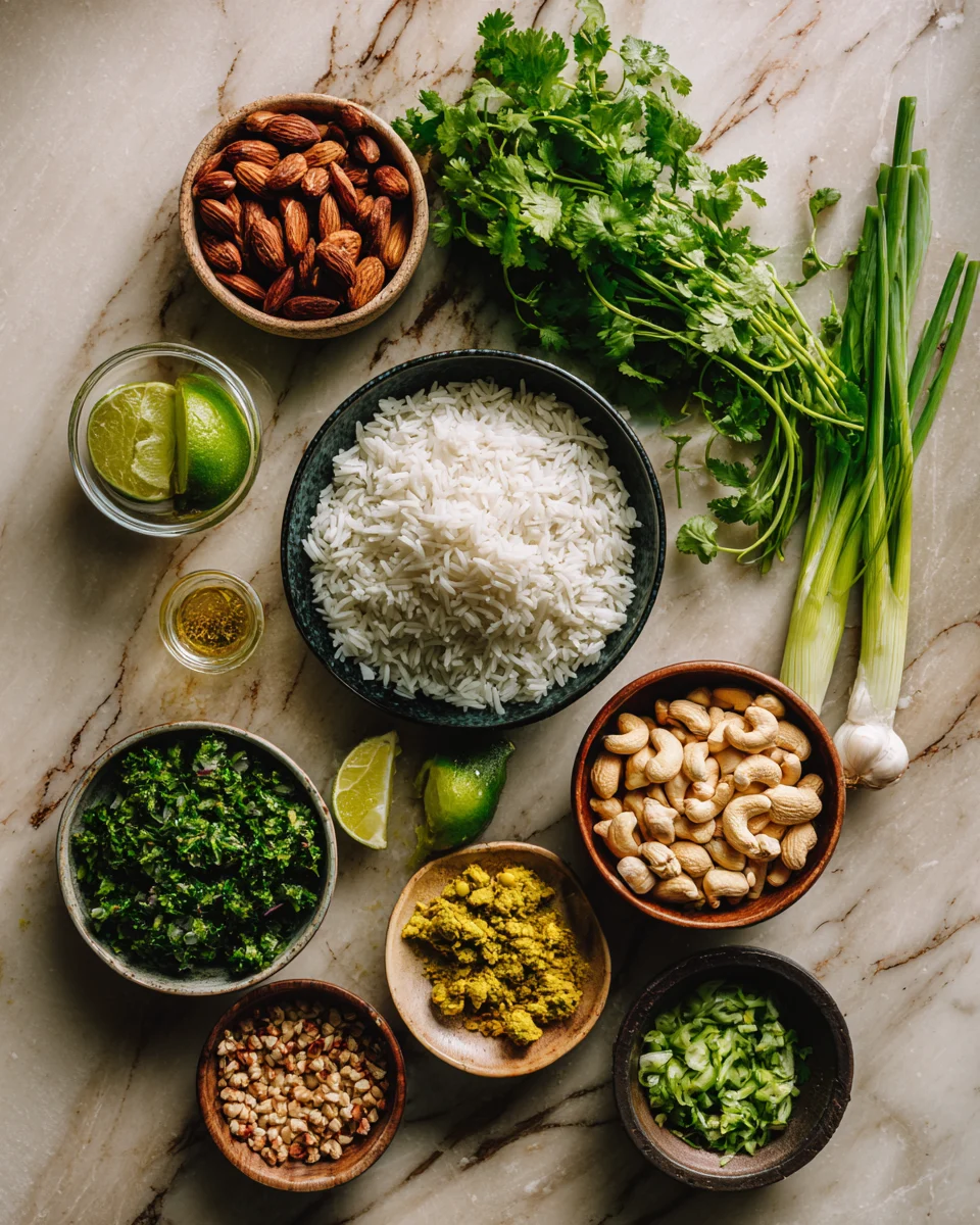 Vegan Cilantro-Lime Rice Stack
