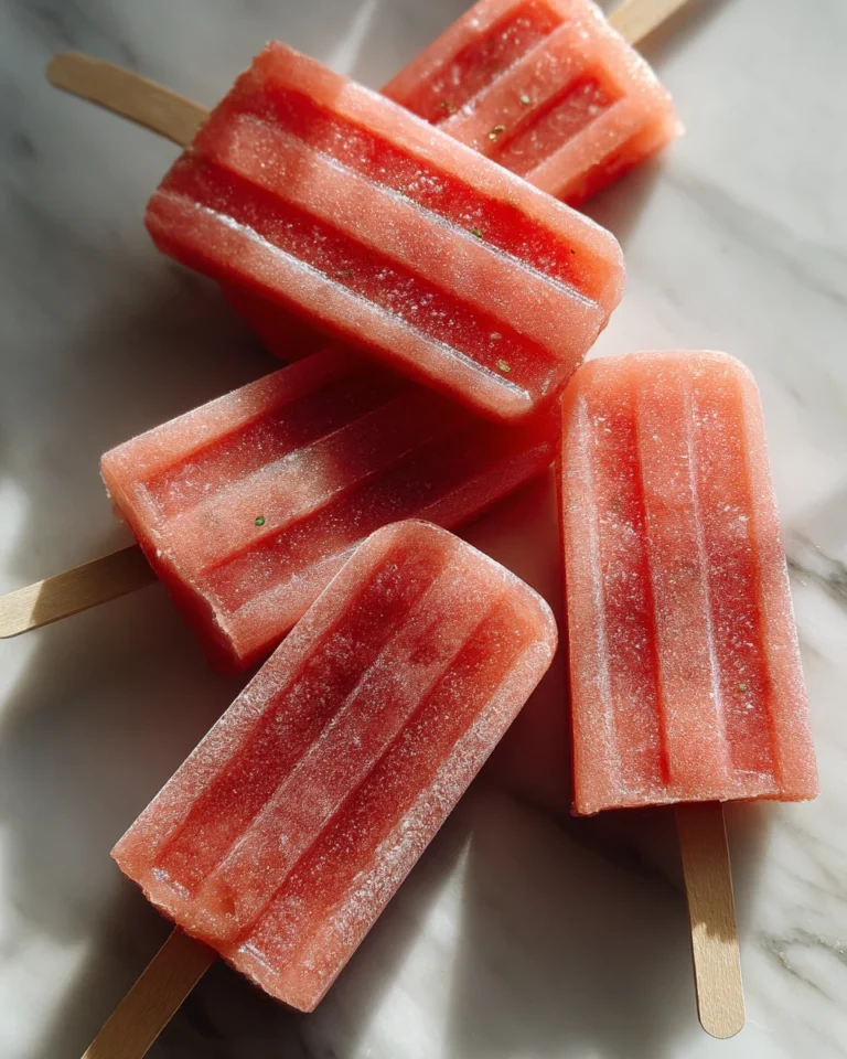 Watermelon Coconut Popsicles