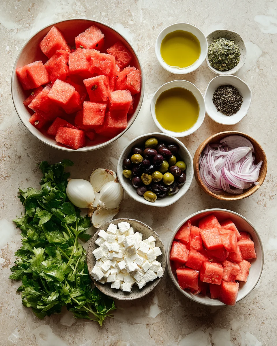 Watermelon Feta Salad