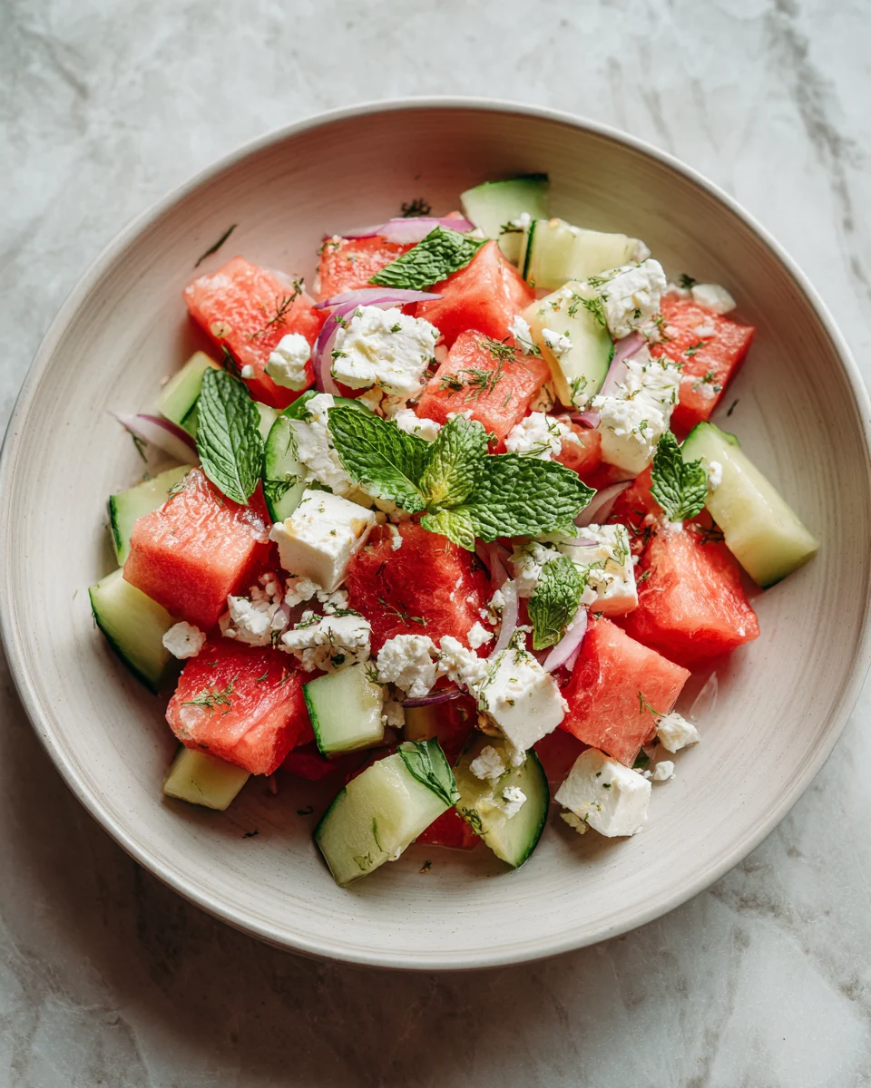 Watermelon Feta Salad
