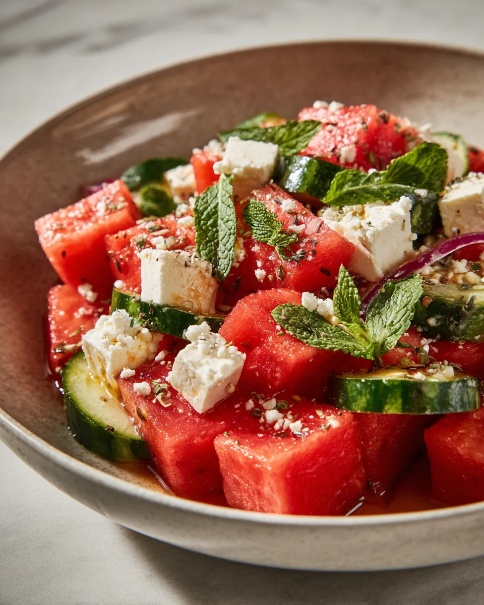 Watermelon Feta Salad Recipe