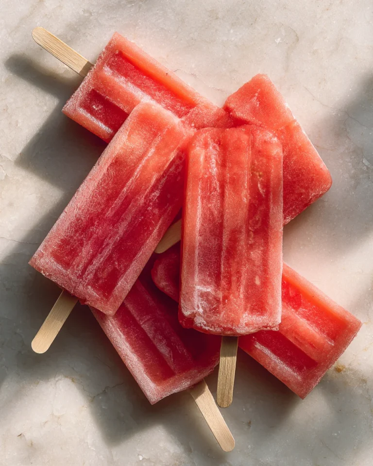 Watermelon Lemonade Popsicles
