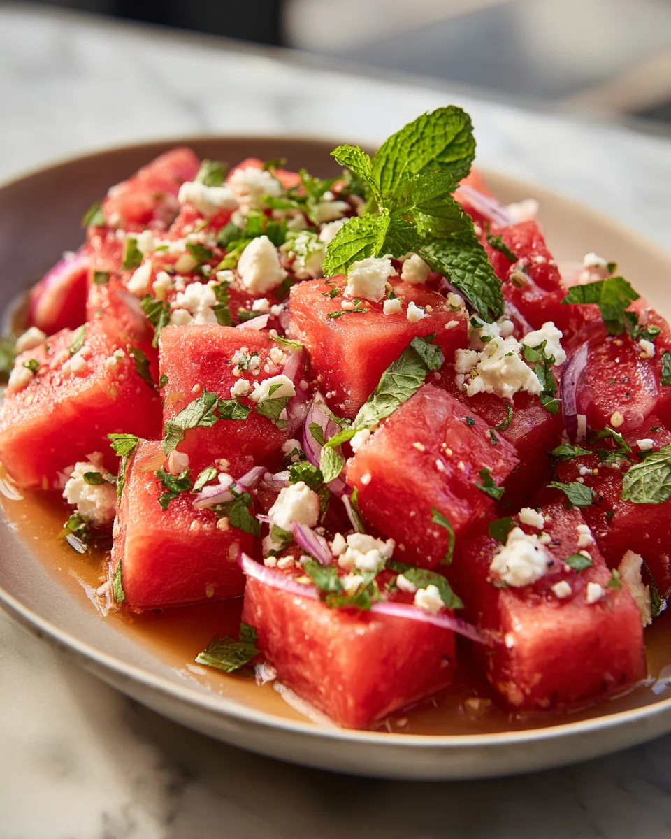 Watermelon Salad Recipe