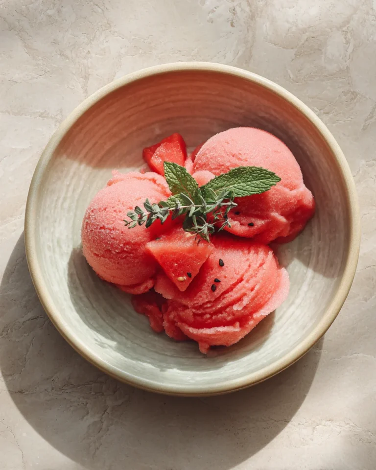 Watermelon Sorbet Recipe