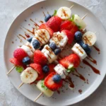 Yogurt Dipped Fruit Skewers