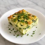 Zucchini Egg White Breakfast Bake