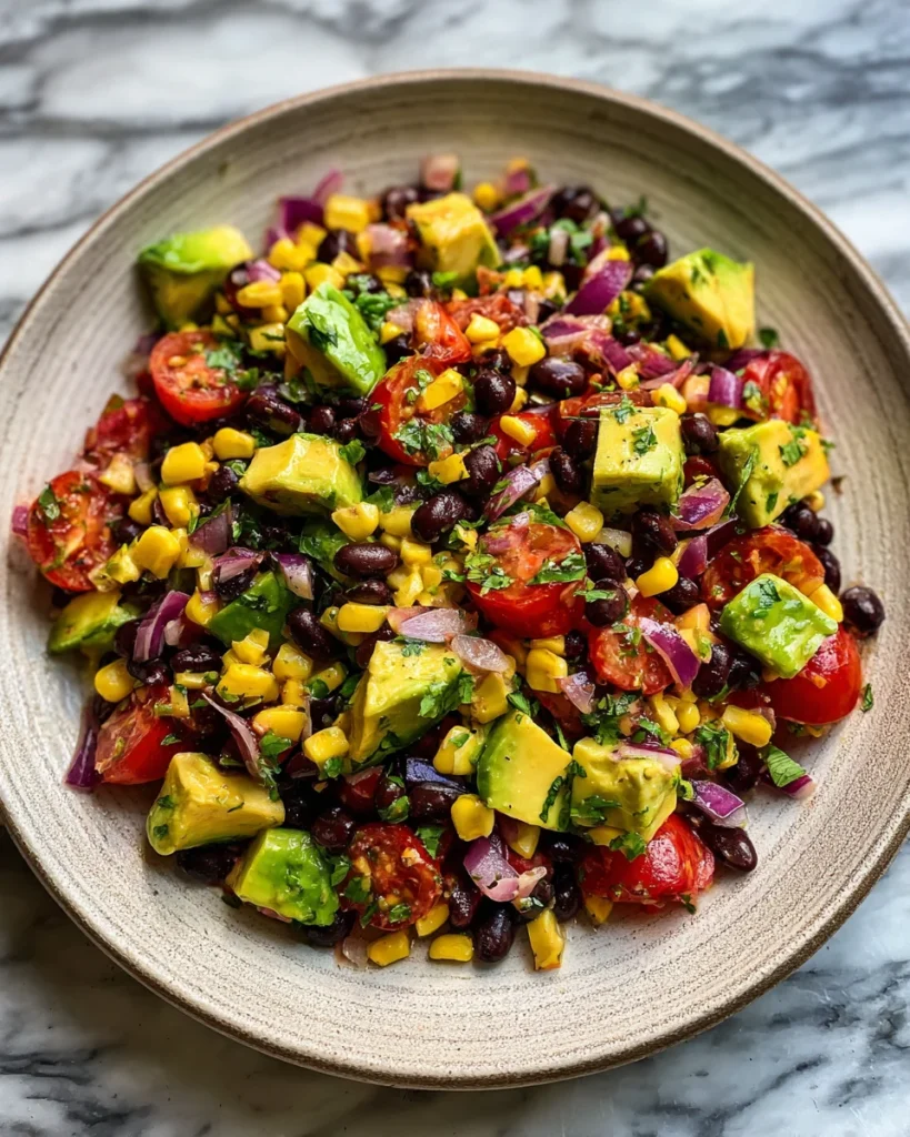Avocado Corn Black Bean Salad