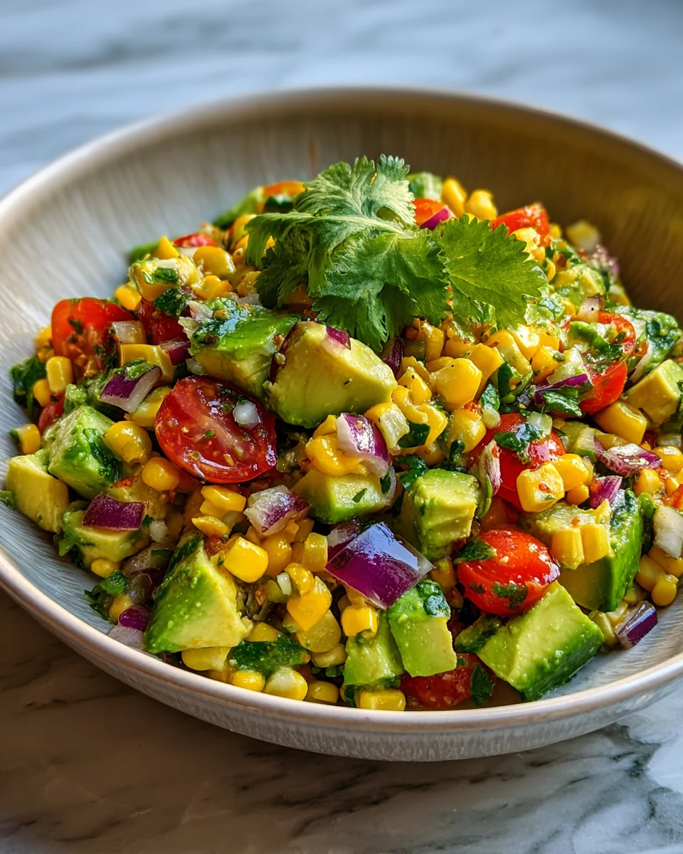 Avocado Corn Salsa - A Fresh and Flavorful Delight