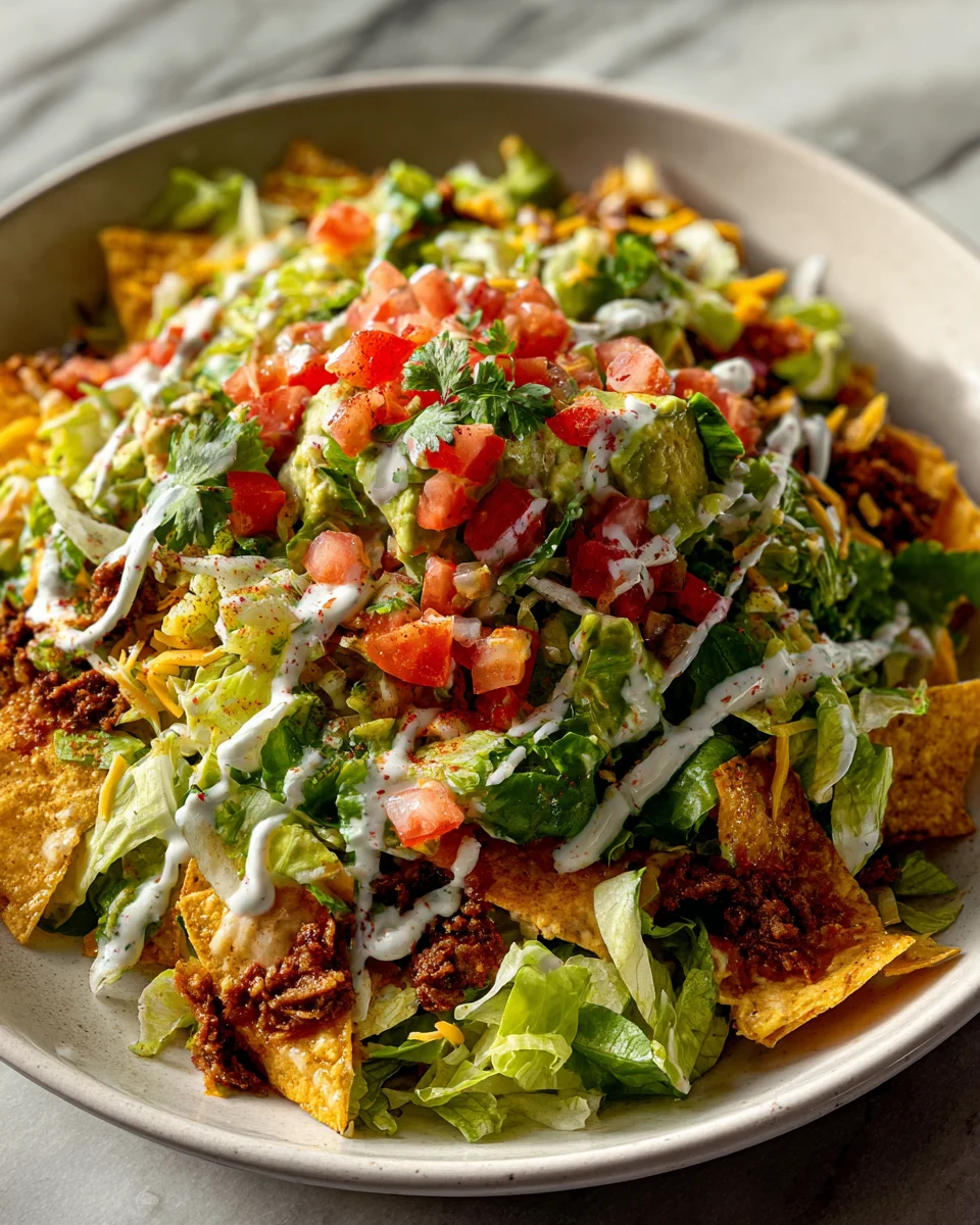 Avocado Ranch Taco Salad Bowls