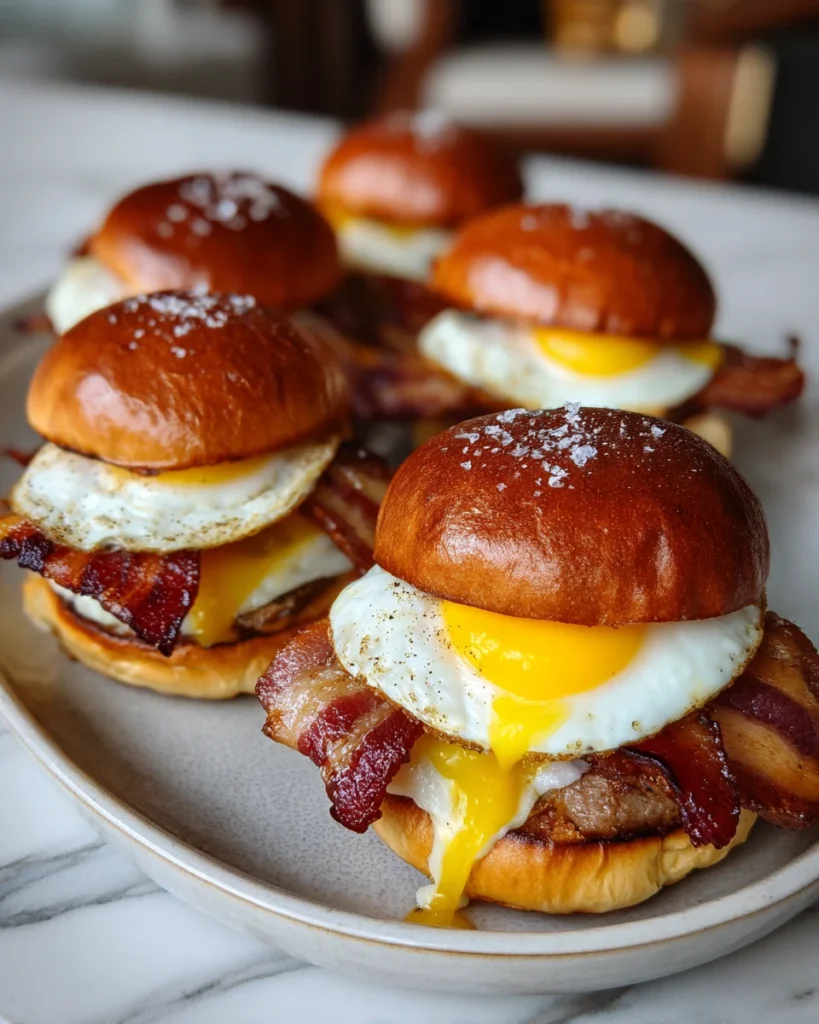 Bacon Egg Breakfast Sliders: A Delicious Morning Treat