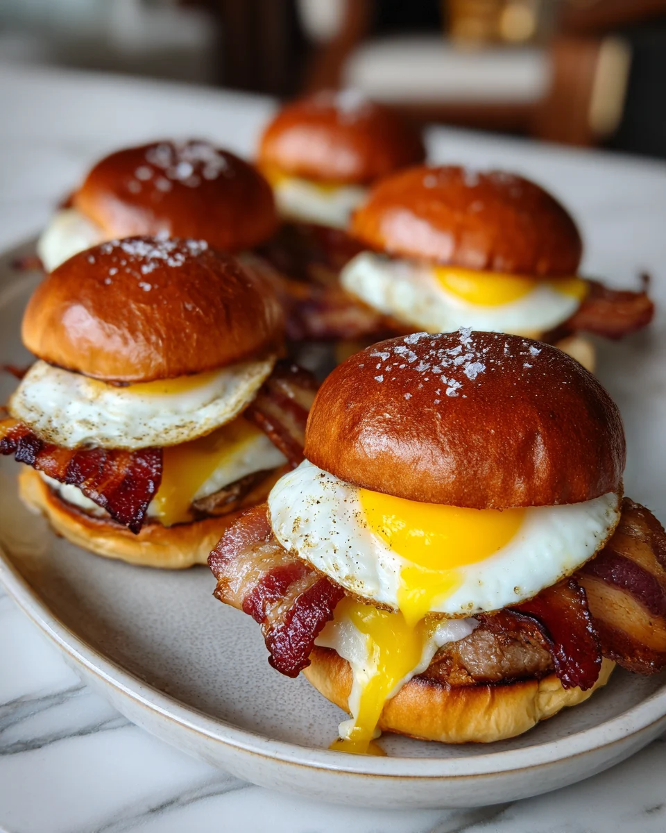 Bacon Egg Breakfast Sliders: A Delicious Morning Treat