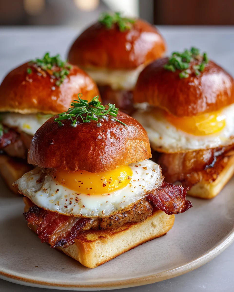 Bacon Egg Breakfast Sliders: A Delicious Morning Treat