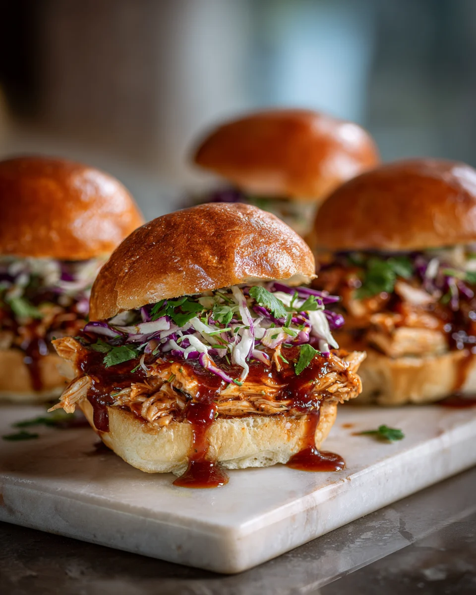 BBQ Chicken Sliders
