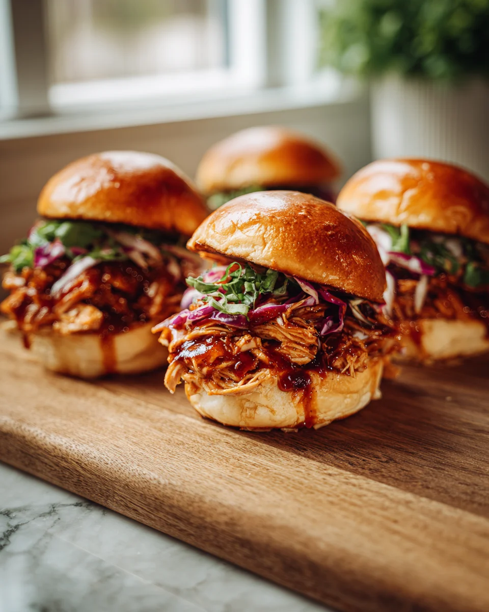 BBQ Chicken Sliders
