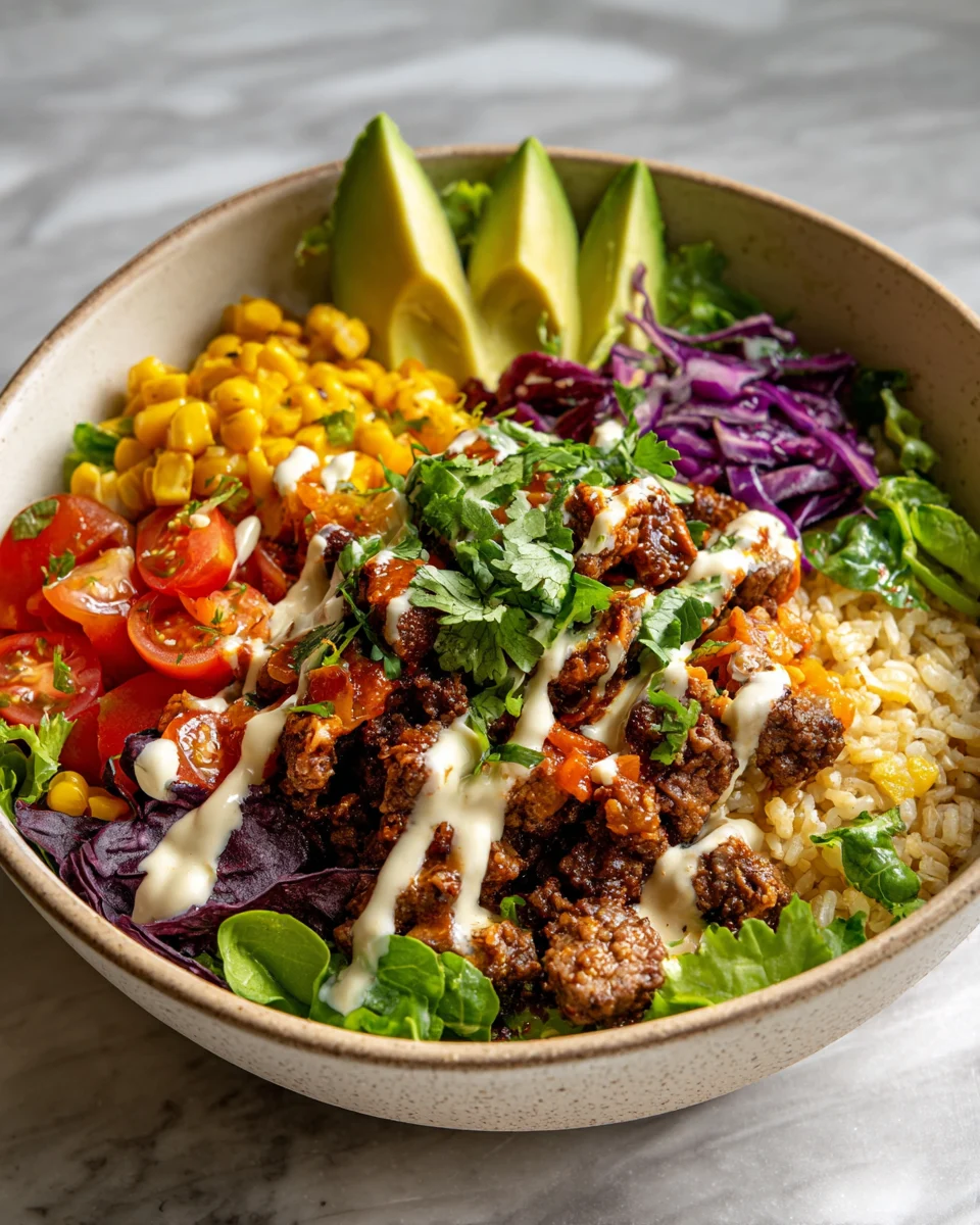 Beef Burrito Bowl