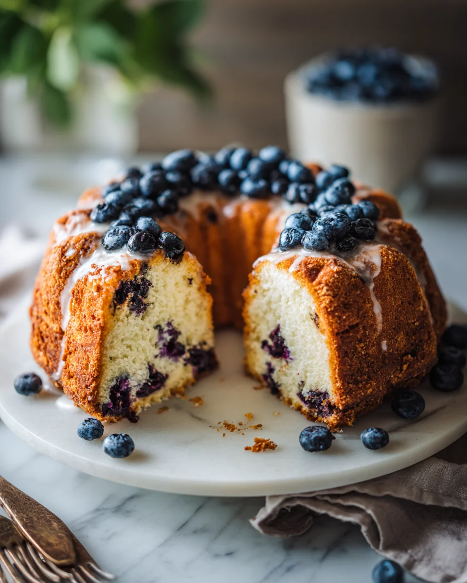 Blueberry Cream Cheese Coffee Cake
