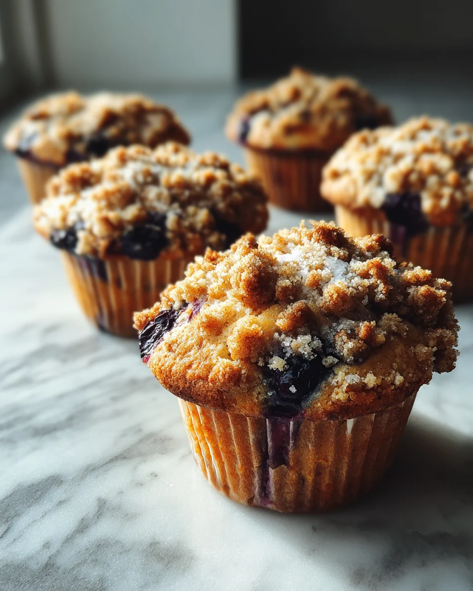 Blueberry Crumble Muffins