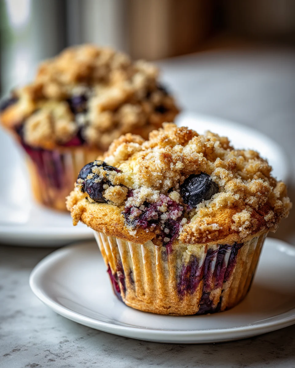 Blueberry Crumble Muffins