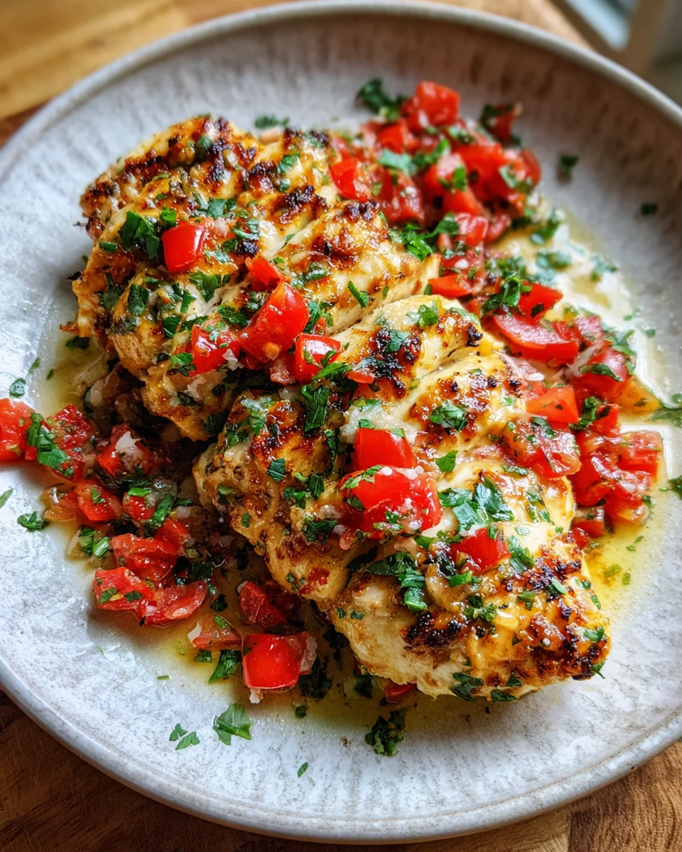 Bruschetta Chicken Bake: A Delicious and Easy Recipe