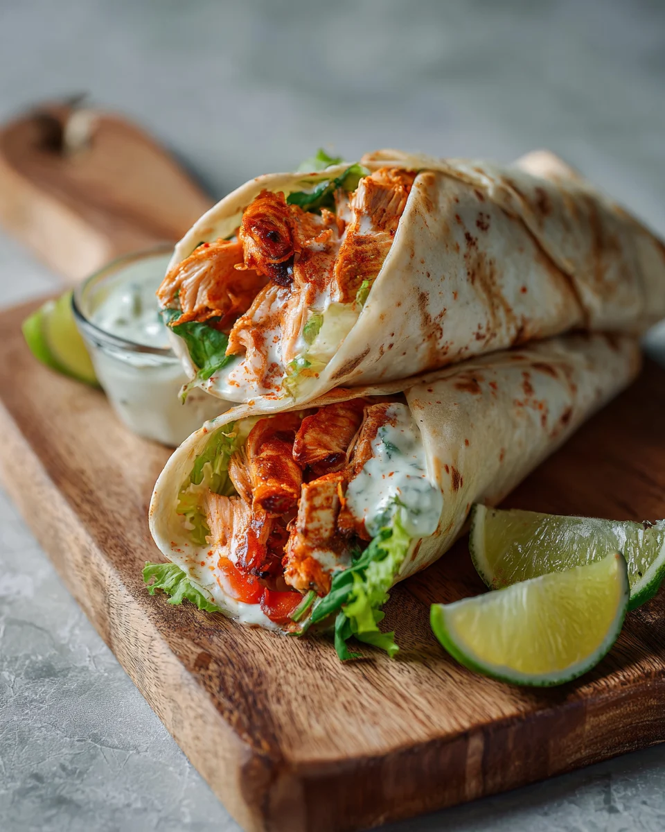 Buffalo Chicken Wraps